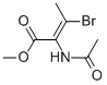 METHYL-(2Z)-2-ACETYLAMINO-3-BROMO-2-BUTENOATE Structure