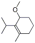 Cyclohexene, 3-methoxy-1-methyl-2-(1-methylethyl)- (9CI) 구조식 이미지