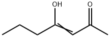 3-Hepten-2-one, 4-hydroxy- (9CI) Structure