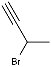 3-Bromo-1-butyne 구조식 이미지