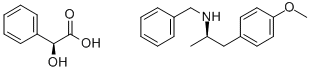 188690-84-8 (2S)-HYDROXY(PHENYL)ACETIC ACID  (2R)-N-BENZYL-1-(4-METHOXYPHENYL)PROPAN-2-AMINE (1:1) (SALT)