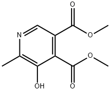 dimethyl 5-hydroxy-6-methylpyridine-3,4-dicarboxylate 구조식 이미지