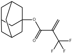 alpha-Trifluoromethylacrylic acid-1-adamantylester Structure