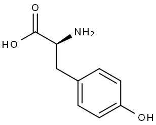 L-TYROSINE-UL-14C Structure