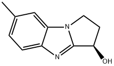 1H-Pyrrolo[1,2-a]benzimidazol-3-ol,2,3-dihydro-7-methyl-,(R)-(9CI) 구조식 이미지