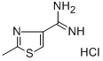 2-METHYL-1,3-THIAZOLE-4-CARBOXIMIDAMIDE HYDROCHLORIDE 구조식 이미지