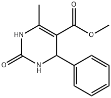 methyl 6-methyl-2-oxo-4-phenyl-1,2,3,4-tetrahydropyrimidine-5-carboxylate 구조식 이미지