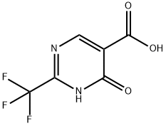 4-chloro-2-(trifluoromethyl)pyrimidine-5-carboxylic acid 구조식 이미지