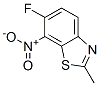 Benzothiazole, 6-fluoro-2-methyl-7-nitro- (9CI) Structure