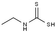 Ethyldithiocarbamic acid Structure