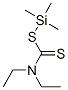 Diethyldithiocarbamic acid trimethylsilyl ester Structure