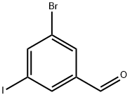 3-BROMO-5-IODOBENZALDEHYDE Structure