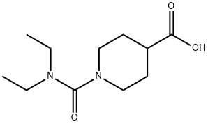 1-[(diethylamino)carbonyl]piperidine-4-carboxylic acid Structure