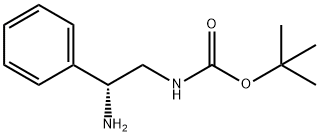 CarbaMic acid, [(2R)-2-aMino-2-phenylethyl]-, 1,1-diMethylethyl ester Structure