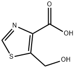 4-티아졸카르복실산,5-(히드록시메틸)-(9CI) 구조식 이미지