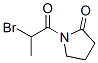 2-Pyrrolidinone, 1-(2-bromo-1-oxopropyl)- (9CI) Structure