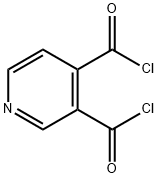 3,4-피리딘카르보닐디클로라이드 구조식 이미지