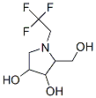 3,4-Pyrrolidinediol, 2-(hydroxymethyl)-1-(2,2,2-trifluoroethyl)- (9CI) Structure