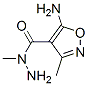 4-Isoxazolecarboxylicacid,5-amino-3-methyl-,1-methylhydrazide(9CI) 구조식 이미지