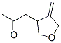 2-Propanone, 1-(tetrahydro-4-methylene-3-furanyl)- (9CI) Structure