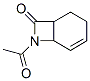 7-Azabicyclo[4.2.0]oct-4-en-8-one, 7-acetyl- (9CI) 구조식 이미지