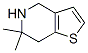 Thieno[3,2-c]pyridine, 4,5,6,7-tetrahydro-6,6-dimethyl- (9CI) Structure