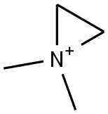 Dimethyl aziridinium  Structure