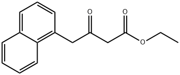 4-NAPHTHALEN-1-YL-3-OXO-BUTYRIC ACID ETHYL ESTER Structure