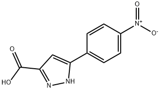 5-(4-NITROPHENYL)-1H-PYRAZOLE-3-CARBOXYLIC ACID Structure