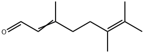 3,6,7-Trimethyl-2,6-octadienal 구조식 이미지