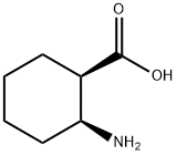 Cyclohexanecarboxylic acid, 2-amino-, (1R,2S)- (9CI) Structure