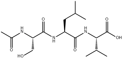 AC-SER-LEU-VAL-OH Structure