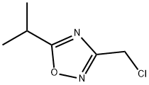 3-(CHLOROMETHYL)-5-(PROPAN-2-YL)-1,2,4-OXADIAZOLE Structure