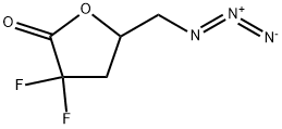 5-(Azidomethyl)-3,3-difluorodihydro-2(3H)-Furanone Structure