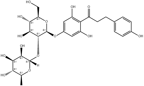 Naringin dihydrochalcone 구조식 이미지