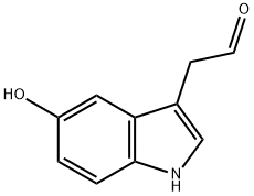 2-(5-hydroxy-1H-indol-3-yl)acetaldehyde Structure
