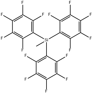 Methyltris(pentafluorophenyl)silane Structure