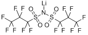 LITHIUM BIS(1,1,2,2,3,3,3-HEPTAFLUORO-1-PROPANESULFONYL)IMIDE Structure