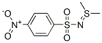 S,S-디메틸-N-[(4-니트로페닐)술포닐]술피민 구조식 이미지