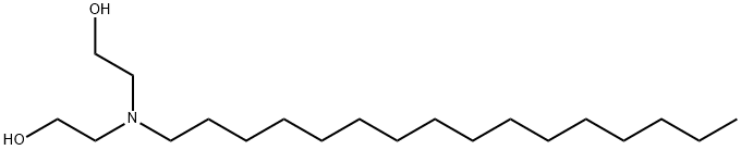 2,2'-(hexadecylimino)bisethanol  Structure