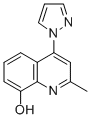 8-HYDROXY-2-METHYL-4-(1H-PYRAZOL-1-YL)QUINOLINE Structure