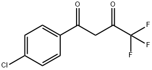 1-(4-CHLOROPHENYL)-4,4,4-TRIFLUORO-1,3-BUTANEDIONE Structure