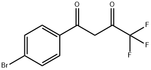 1-(4-BROMO-PHENYL)-4,4,4-TRIFLUORO-BUTANE-1,3-DIONE Structure