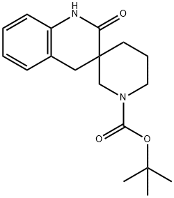 TERT-BUTYL 2'-OXO-2',4'-DIHYDRO-1'H-SPIRO[PIPERIDINE-3,3'-QUINOLINE]-1-CARBOXYLATE 구조식 이미지