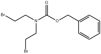 N-Cbz-N,N-비스(2-브로모에틸)아민 구조식 이미지
