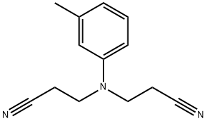 3,3'-((3-Methylphenyl)imino)bispropanenitrile 구조식 이미지