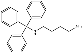 MONO-TRITYL 1,4-DIAMINOBUTANE ACETIC ACID SALT Structure