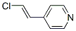 Pyridine, 4-(2-chloroethenyl)- (9CI) Structure