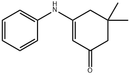 3-anilino-5,5-dimethyl-2-cyclohexen-1-one Structure