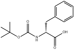BOC-D-Phenylalanine 구조식 이미지